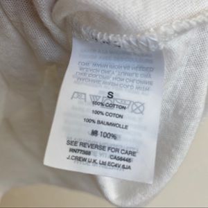 T-shirt Blanc Madewell – Taille S – Manches Courtes – Encolure Mock – Neuf Avec étiquettes